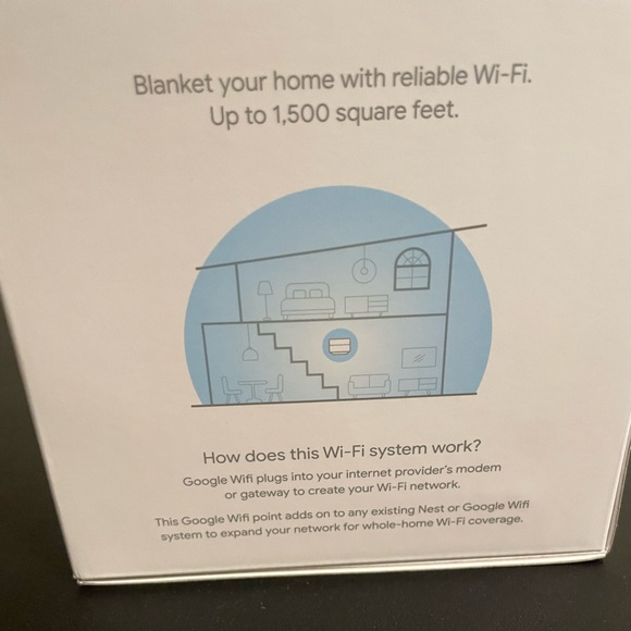 Google Home WiFi Router Like New - Picture 2 of 8